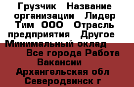 Грузчик › Название организации ­ Лидер Тим, ООО › Отрасль предприятия ­ Другое › Минимальный оклад ­ 16 000 - Все города Работа » Вакансии   . Архангельская обл.,Северодвинск г.